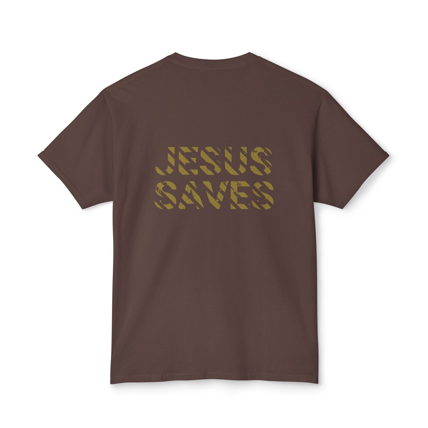 "Jesus saves" t-shirt