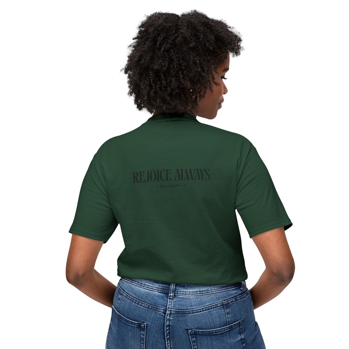 "rejoice always" t-shirt