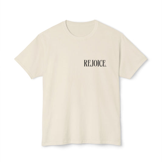 "rejoice always" t-shirt